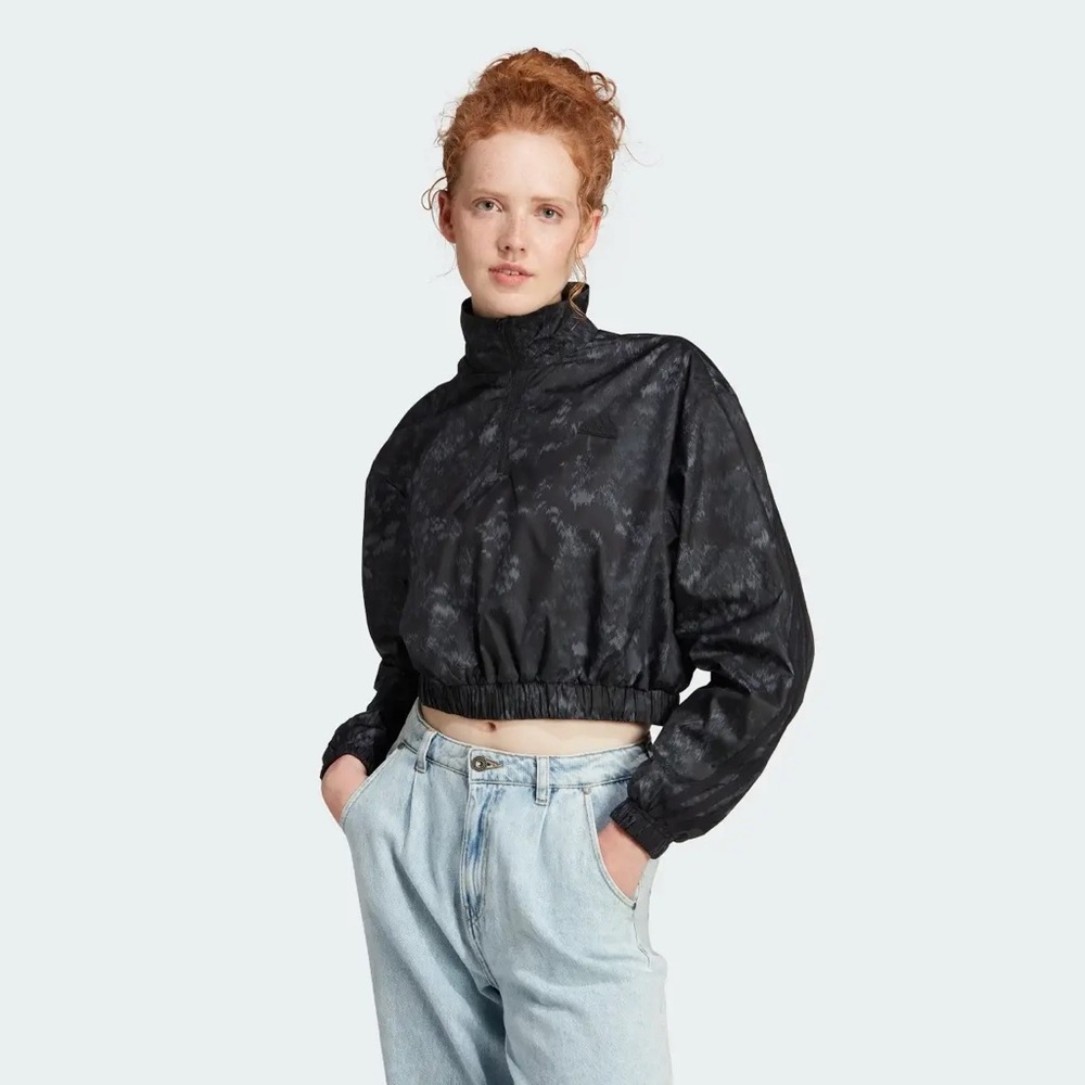 Adidas Future Icons 3-Stripes Woven 1/4 Zip Jacket